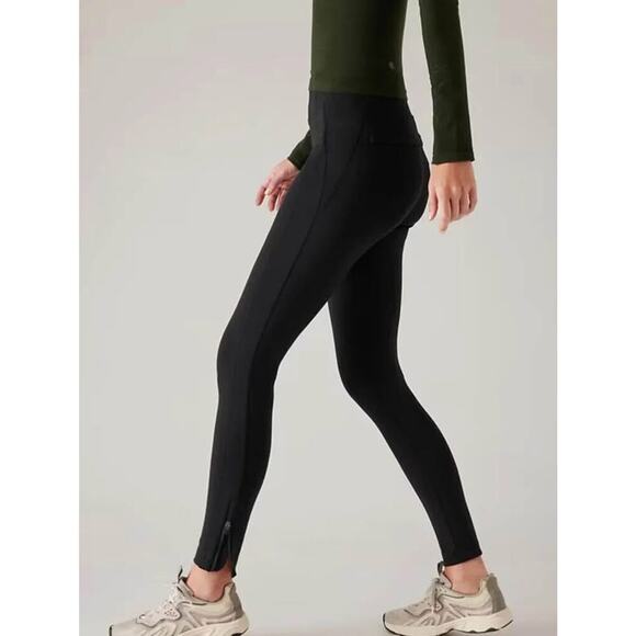 Athleta Women’s Medium Black Delancey Skyline High Rise Legging - Picture 2 of 7